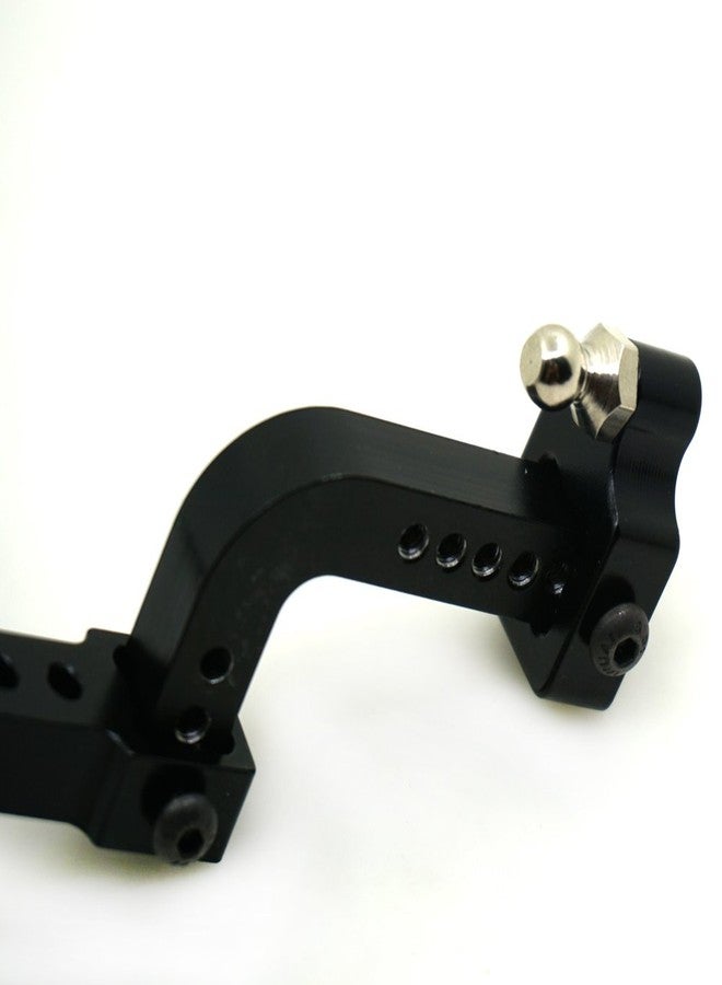 Que-T Aluminum Adjustable Drop Hitch Receiver for 1/10 Axial SCX10 RC Model Crawler Car Black #C - Image 4